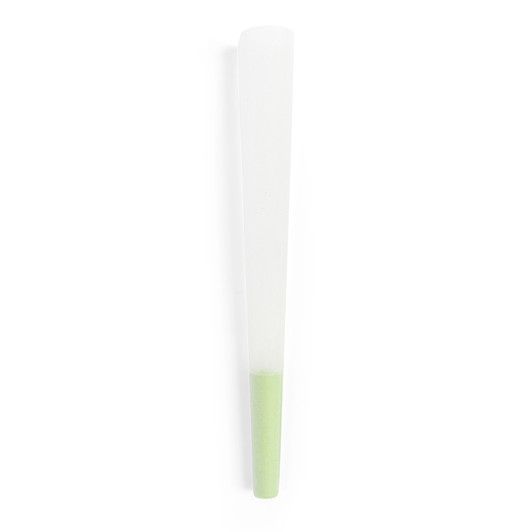 70mm/21mm Green Tip Refined White Pre-Rolled Cones [1200 per Case]