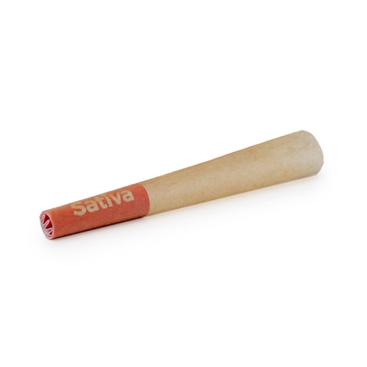 70mm/21mm Natural Brown Pre-Rolled Cones - Sativa [1200 per Case]