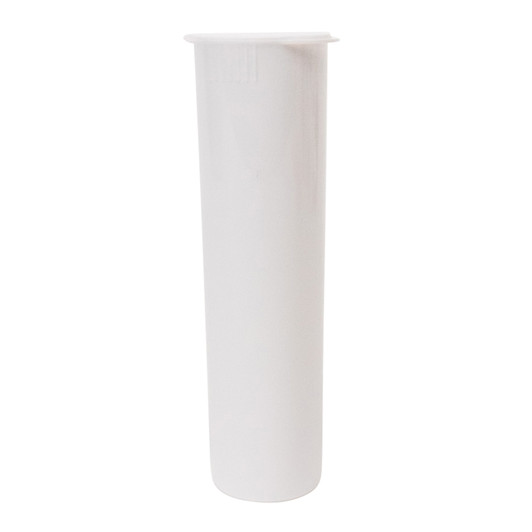 116mm SafeLock Wide Pre-Roll Tubes - White - Child Resistant [225 tubes per Case] [Caps Closed]