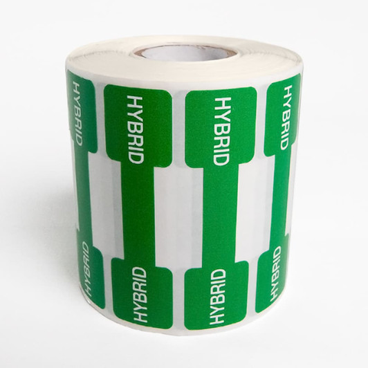 Universal Tamper Evident Labels - Green - Hybrid [1,000 per roll]