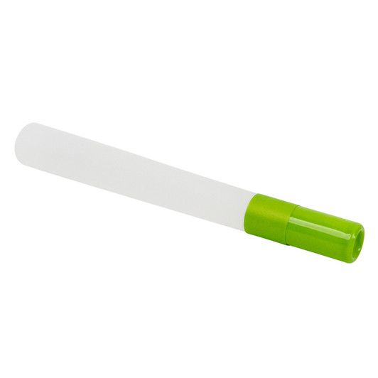 90mm Pre-Rolled Cone Refined White with Green Ceramic Tip (9mm x 25mm) [100 per Case]