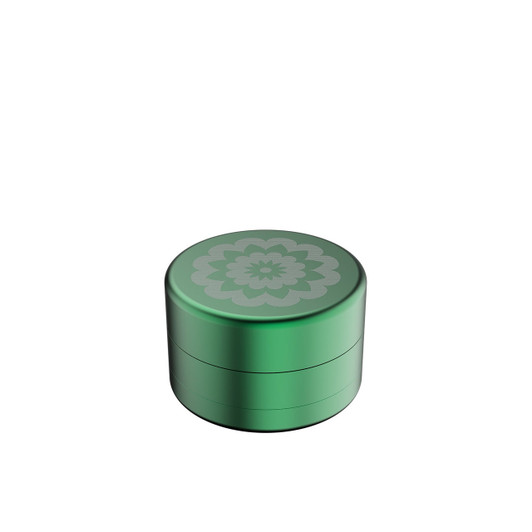 Flower Mill - 2.5" Standard Mill - Green