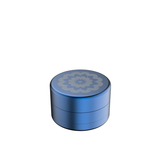 Flower Mill - 2.5" Standard Mill - Blue