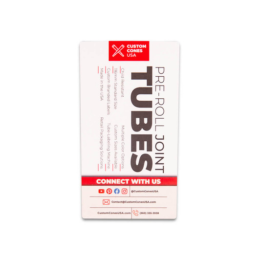 Pre-Roll Tube Label Application Service