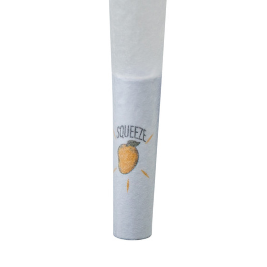 70mm/26mm Pre-Rolled Cone Refined White with Flavor Pearl Tip - Mango [900 per Case]