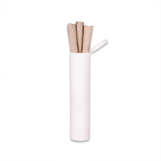  114mm Pre-Roll Tubes - Wide Mouth Fits 3 Cones - White - Child Resistant [700 tubes per Case] Made in the USA 
