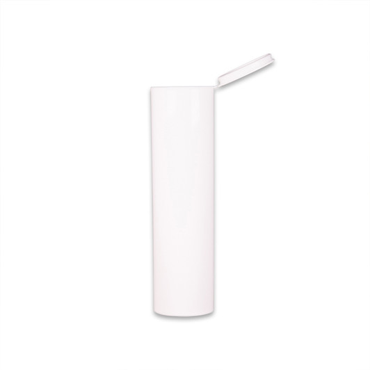 114mm Pre-Roll Tubes - Extra Wide Mouth Fits 5 Cones - White - Child Resistant [450 tubes per Case] Made in the USA