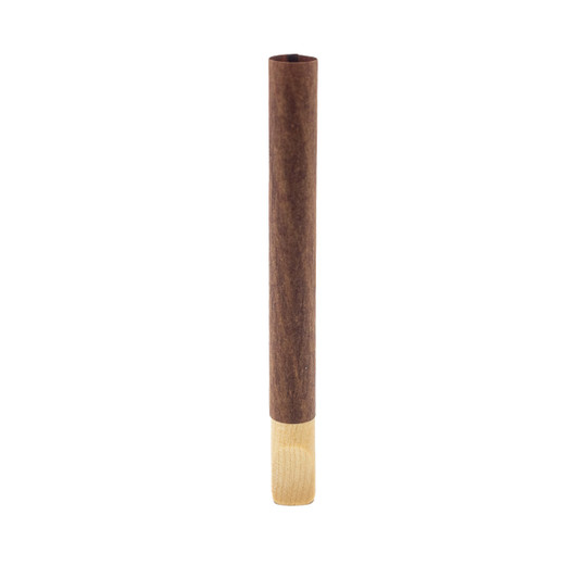 109mm Pre-Rolled Tube Tea Leaf Wrap Wood Tipped (11mm x 30mm) [100 per Case]