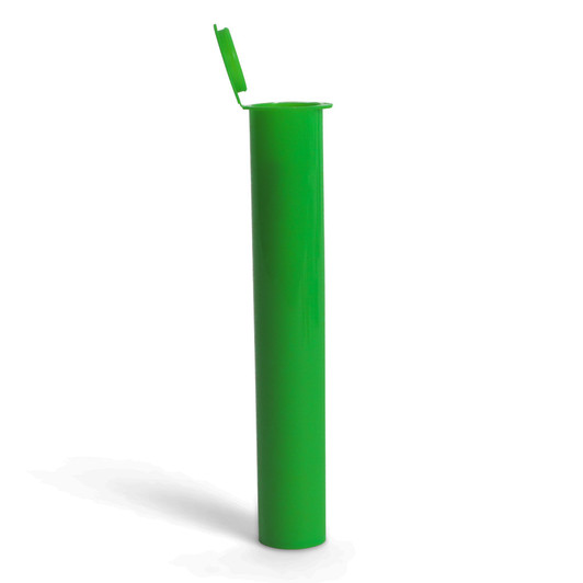 116mm Tech-line Pre-Roll Tube - Lime Green - Child Resistant Made in the USA - [1 Sample Tube Only]