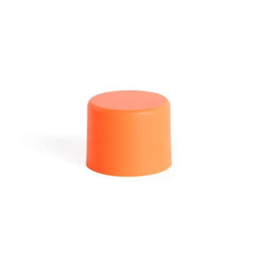 115mm Glass Pre-Roll Tubes with Child-Resistant Orange Smooth Cap [400 tubes per Case]