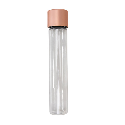 115mm Clear PET Tube with 22mm Rose Gold Alumite CR Cap [400 per case] - 115mm_PET_Tubes_0105_1000px.jpg