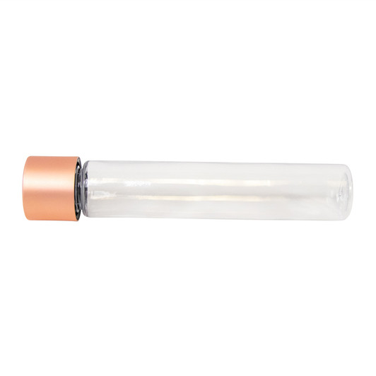 115mm Clear PET Tube with 22mm Rose Gold Alumite CR Cap [400 per case] - 115mm_PET_Tubes_0045_1000px.jpg
