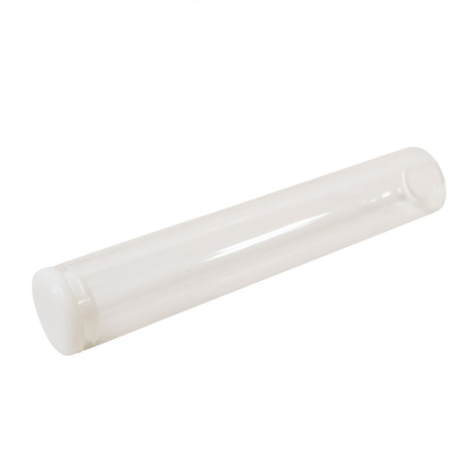 120mm Clear Glass Wide Cork Tube with White Silicone Cap [400 per Case] - Silicone-Caps_120mm-125mm-Tube_0059.jpg