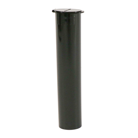 90mm Tech-line Pop Top Pre-Roll Tube - Black - Child Resistant Made in the USA - [1 Sample Tube Only]