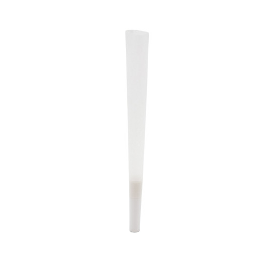 109mm Pre-Rolled Cone Refined White Paper with Cone-Shaped Ceramic Tip [50 per Case]