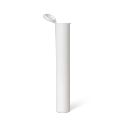 116mm SafeLock Pre-Roll Tubes - White - Child Resistant [Caps Closed] - [1 Sample Tube Only]