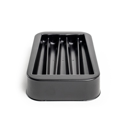 Small Retroflip Pre-Roll Tin - Insert - Black - [1 Sample Tin Insert Only]