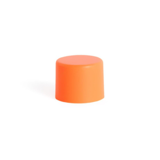 22mm Matte Orange Smooth Child Resistant Cap [CAP ONLY] - [1 Sample Cap Only]