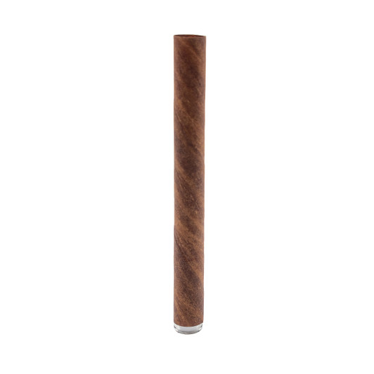SAMPLE PACK - 109mm Pre-Rolled Tube Tea Leaf Embedded Bullet Glass Tipped - Spiral Rolled (11mm x 30mm) [3 Tubes Per Pack]
