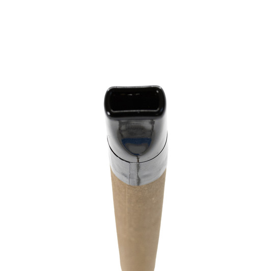 109mm Pre-Rolled Tube Standard Brown Hemp Wrap with Black Ceramic Tip (12mm x 34mm) [98 per Case]