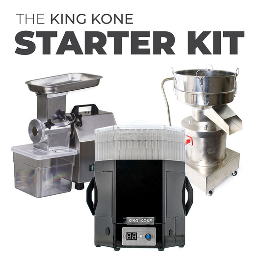 king kone pre roll starter kit cone filling machine cannabis grinder bundle