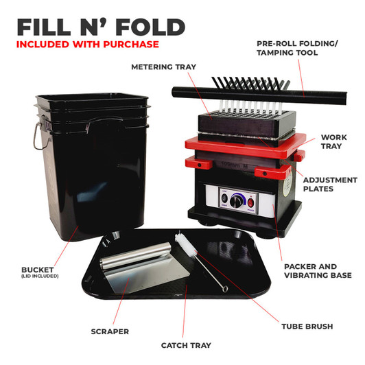 fill n fold pre roll starter kit cone filling machine