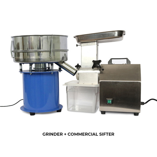 pre roll grinder and commercial sifter