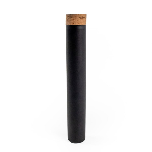 125 millimeter matte black glass pre toll yubes with t cork front