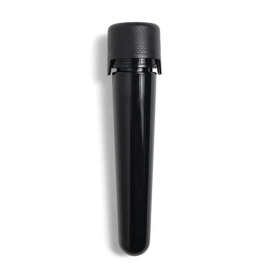  100mm Black Super Seal Pre-Roll Tapered Tubes - Child Resistant, Tamper Evident, and Air-Tight Pre-Roll Packaging [500 tubes per Case] 