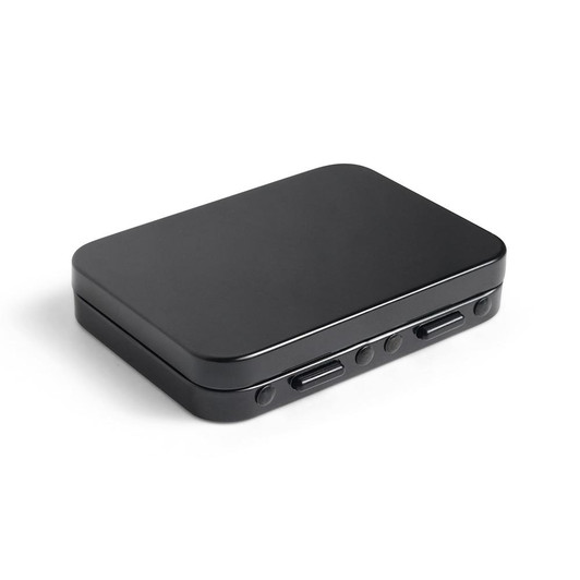  Small Pre-Roll Button Tin - Black - [300 per Case] 