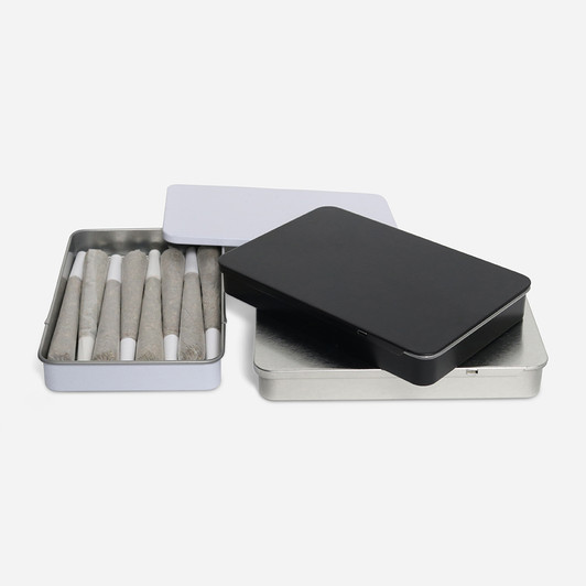 Slider Tin - Child Resistant - White - [200 per Case]