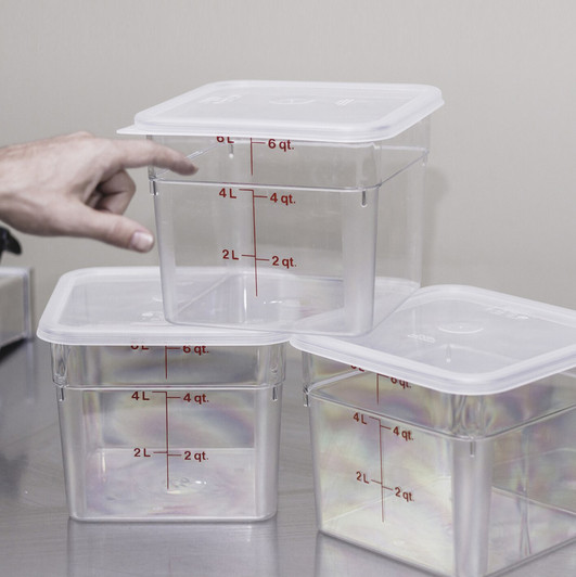 Extra 6-Quart Container & Lid - Industrial Cannabis Grinder