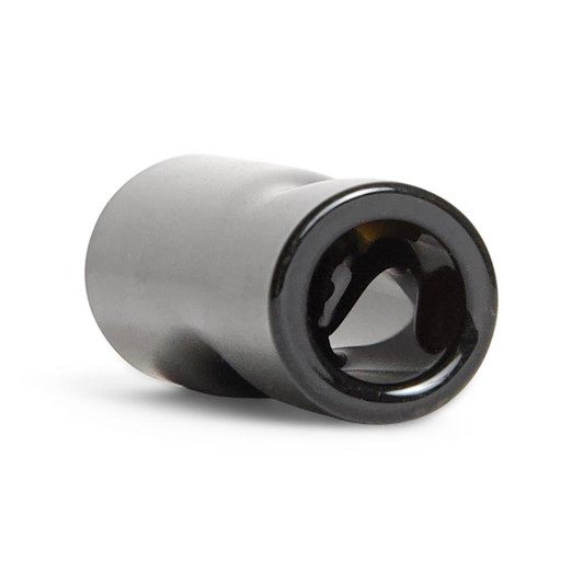  Black Glass Tips - Cylinder Shape - 12mm x 30mm [100 Tips/Case] 