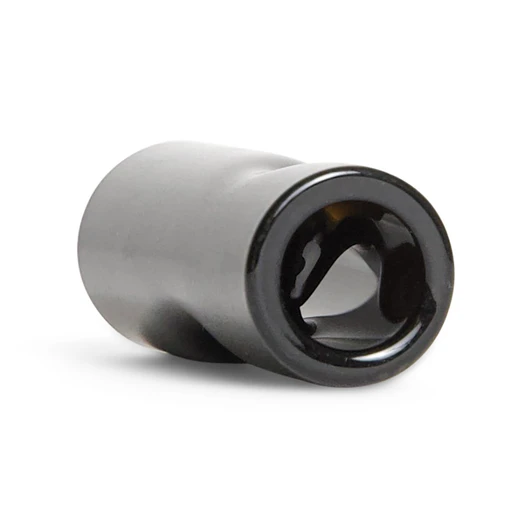 Black Glass Tips - Cylinder Shape - 8mm x 25mm [100 Tips/Case]