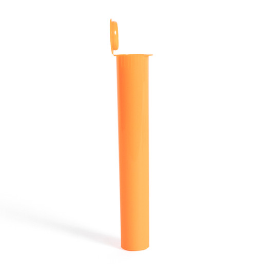 *Discontinued* 116mm J-Line Pre-Roll Tube - Orange - Child Resistant [1500 tubes per Case]