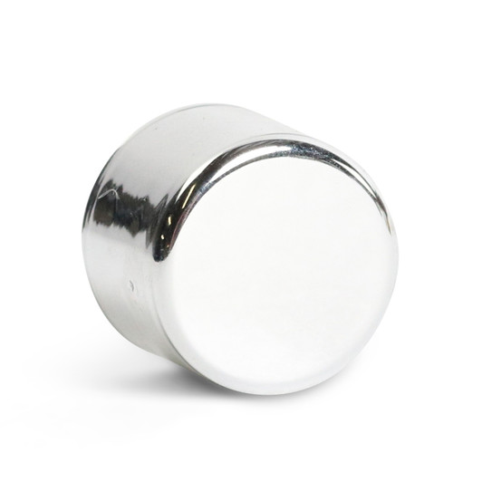 22mm Metallic Silver CR Cap [400 per Case] [CAP ONLY]