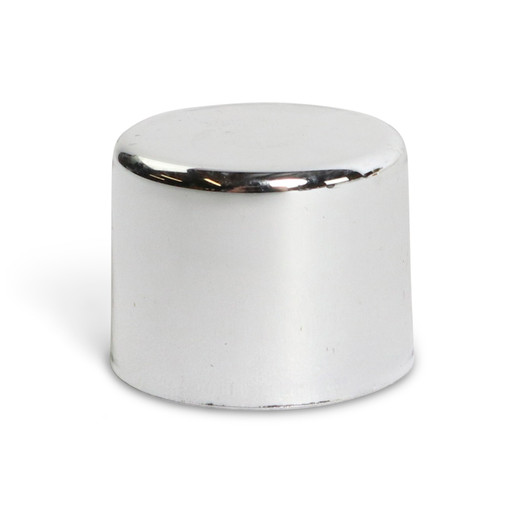 22mm Metallic Silver CR Cap [400 per Case] [CAP ONLY]