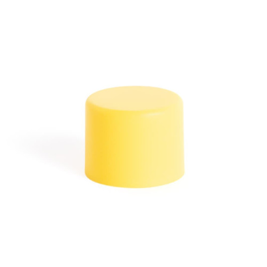  22mm Matte Yellow Smooth Child Resistant Cap [400 per Case] [CAP ONLY] 