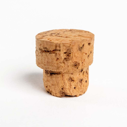  20mm Single-Width T Cork [400 per Case] [Cork ONLY] 