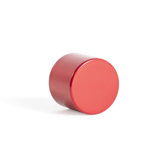 22mm Red Alumite CR Cap [400 per Case] [CAP ONLY]