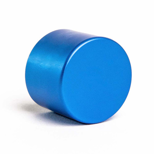 22mm Blue Alumite CR Cap [400 per Case] [CAP ONLY]