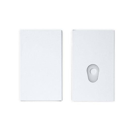  Unbranded White Child-Resistant Push Packs - Dividers for 5 Pre-Rolls - 98mm (Case of 200) 