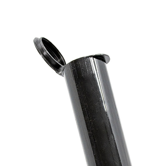 116mm Tech-line Pre-Roll Tube - Black - Child Resistant [1000 tubes per Case] Made in the USA