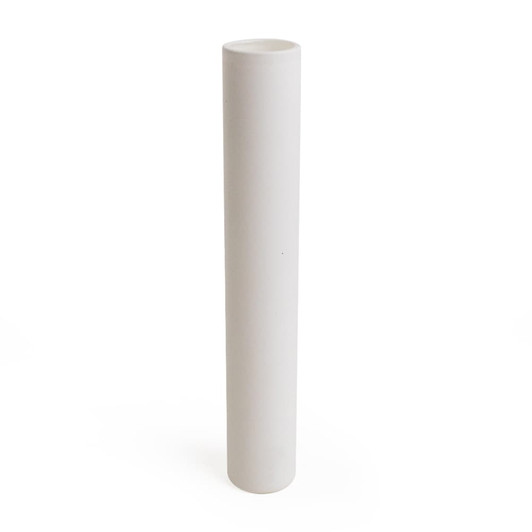 125mm Single-Width Cork Tube - Matte White Glass Tube [400 per Case] [TUBE ONLY] 