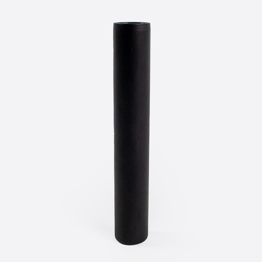 125mm Single-Width Cork Tube - Matte Black Glass Tube [400 per Case] [TUBE ONLY]