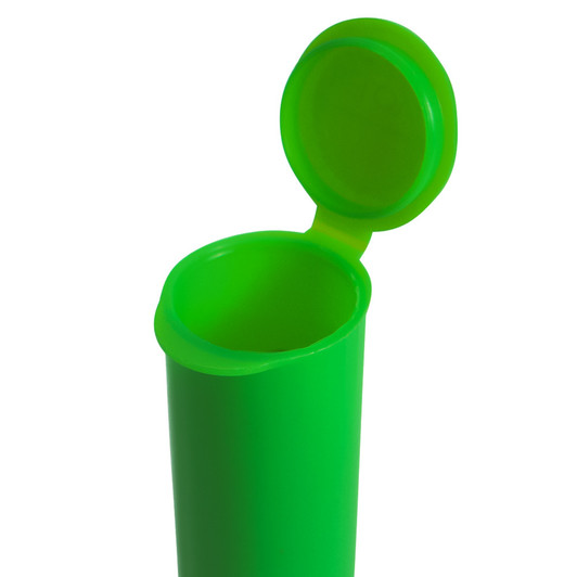 116mm Tech-line Pre-Roll Tube - Lime Green - Child Resistant [1000 tubes per Case] Made in the USA