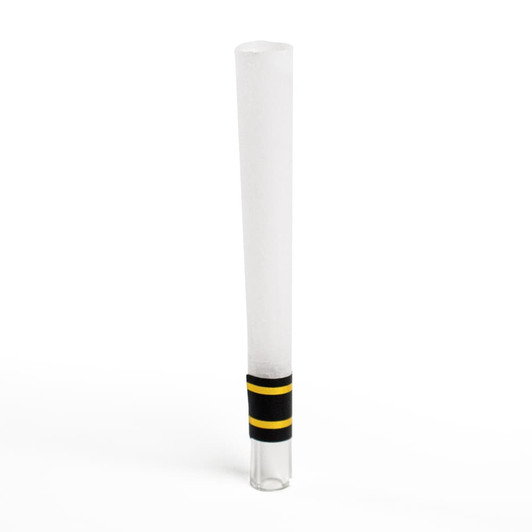 90mm 1 Gram Glass Tipped Cone - Refined White [100 per box] - 90mm-1G-Glass-Tip-Pre-Roll-Refined White_0010.jpg