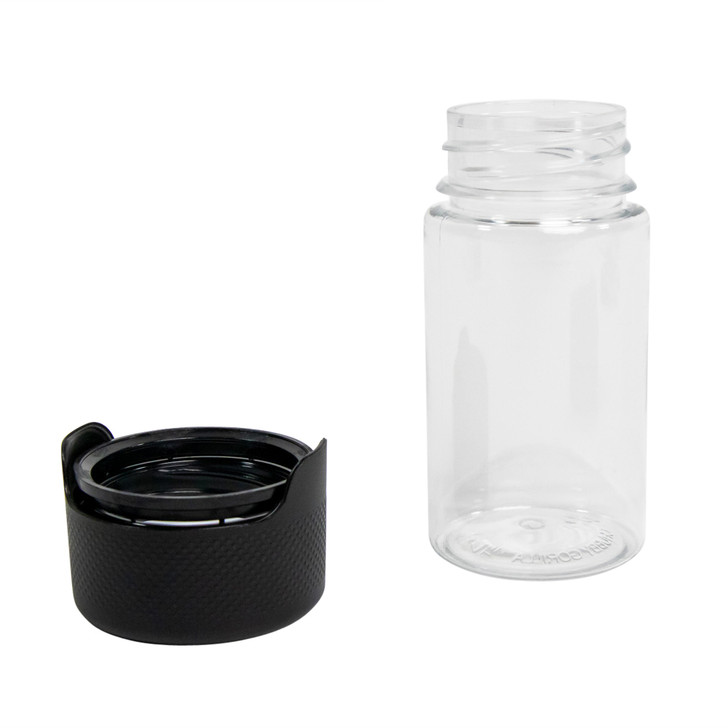 Super Seal Mini Jar - Diamond- Clear/Black [500 per Case]