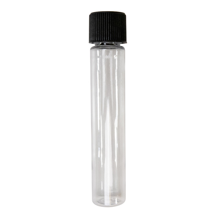 clear plastic tubes with caps