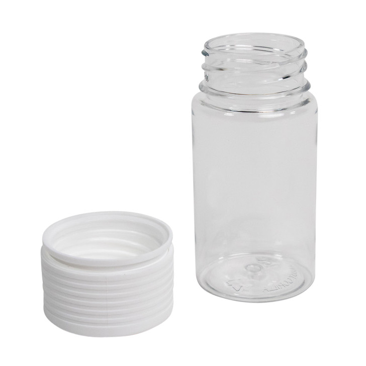 Super Seal Mini Jar - Spiral - Clear/White [500 per Case]